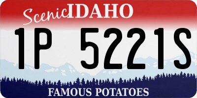 ID license plate 1P5221S