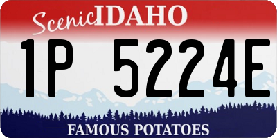ID license plate 1P5224E
