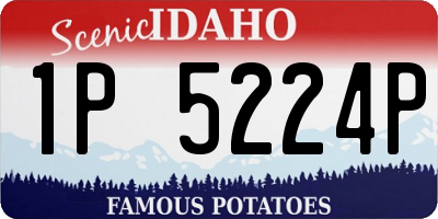 ID license plate 1P5224P