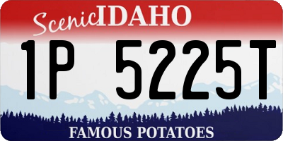ID license plate 1P5225T