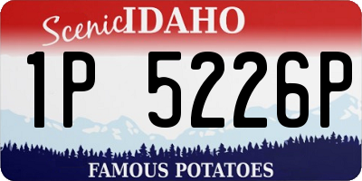 ID license plate 1P5226P