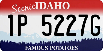 ID license plate 1P5227G