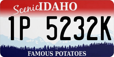 ID license plate 1P5232K
