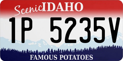ID license plate 1P5235V