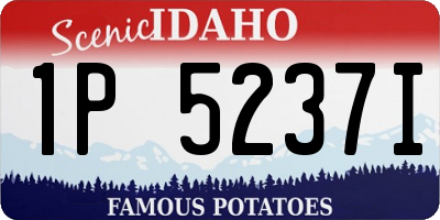 ID license plate 1P5237I
