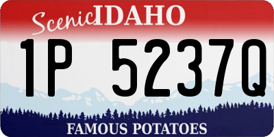 ID license plate 1P5237Q