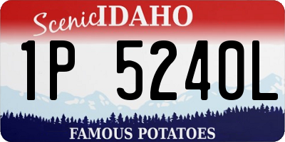 ID license plate 1P5240L