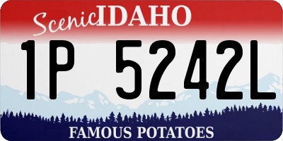 ID license plate 1P5242L