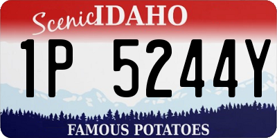 ID license plate 1P5244Y