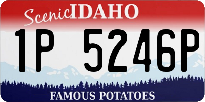 ID license plate 1P5246P