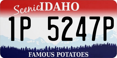 ID license plate 1P5247P