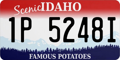 ID license plate 1P5248I