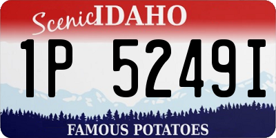 ID license plate 1P5249I