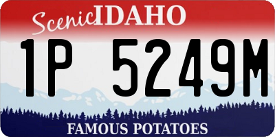 ID license plate 1P5249M