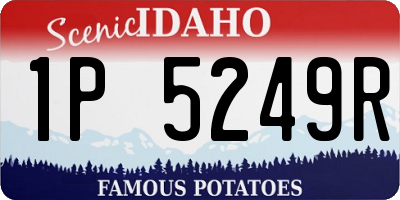 ID license plate 1P5249R