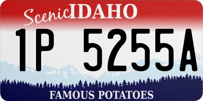 ID license plate 1P5255A