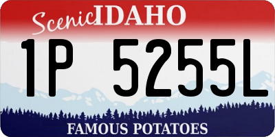 ID license plate 1P5255L