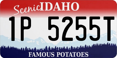 ID license plate 1P5255T