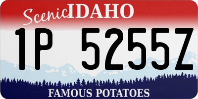 ID license plate 1P5255Z