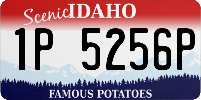 ID license plate 1P5256P