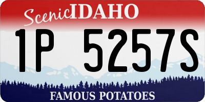 ID license plate 1P5257S