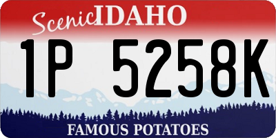 ID license plate 1P5258K