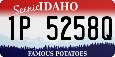 ID license plate 1P5258Q