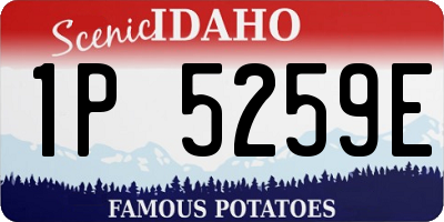 ID license plate 1P5259E