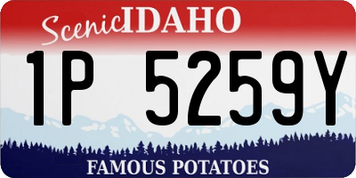ID license plate 1P5259Y