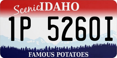 ID license plate 1P5260I