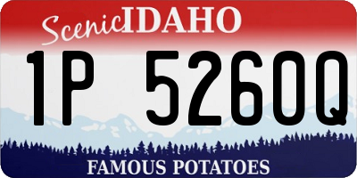 ID license plate 1P5260Q