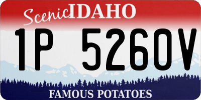 ID license plate 1P5260V