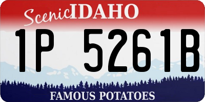 ID license plate 1P5261B