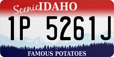 ID license plate 1P5261J