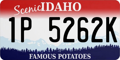 ID license plate 1P5262K