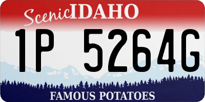 ID license plate 1P5264G