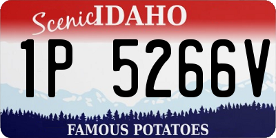 ID license plate 1P5266V