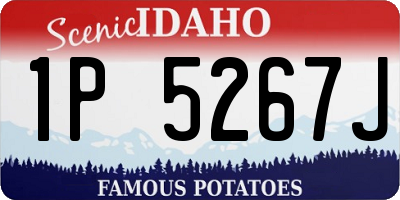 ID license plate 1P5267J