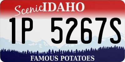 ID license plate 1P5267S