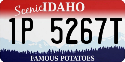ID license plate 1P5267T
