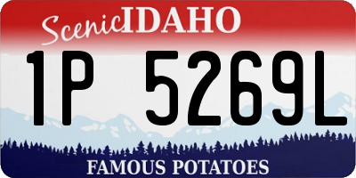ID license plate 1P5269L