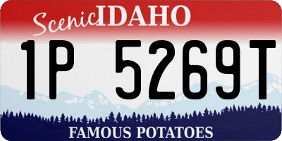 ID license plate 1P5269T