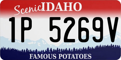 ID license plate 1P5269V