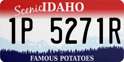 ID license plate 1P5271R