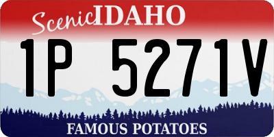 ID license plate 1P5271V