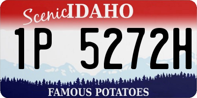 ID license plate 1P5272H