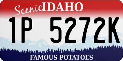 ID license plate 1P5272K