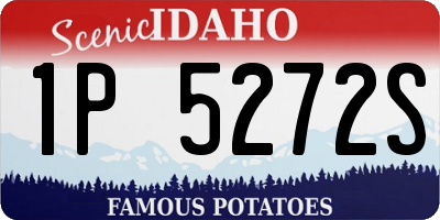 ID license plate 1P5272S