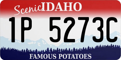 ID license plate 1P5273C
