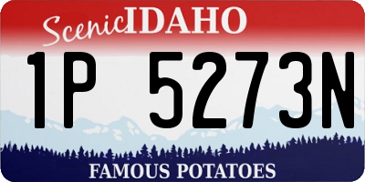 ID license plate 1P5273N
